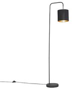 LED Candeeiro de pé inteligente preto incl. lâmpada A60 WiFi - Lofty Moderno