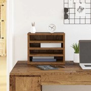 vidaXL Organizador de Mesa Madeira Velha 36x26x29.5 cm Madeira de Engenharia