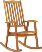 vidaXL Cadeira de baloiço madeira de acácia maciça