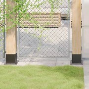 vidaXL Bases de coluna quadradas 12 peças 141x141mm aço revestido a pó