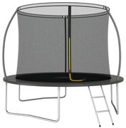 vidaXL Conjunto de trampolim redondo 305x76 cm 150 kg