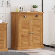 vidaXL Armário de Banheiro VIGO Marrom e Marrom Honey 68 x 34 x 80 cm