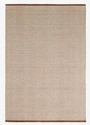 Tapete Retangular Em Lã E Algodão Quiteria Castanho Nu & 160 X 230 Cm - Sklum