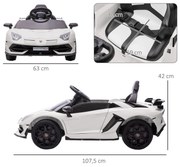 Carro Elétrico Lamborghini para Crianças de 37 a 60 Meses Carro Elétri
