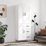 vidaXL Armário alto 69,5x34x180 cm derivados de madeira branco