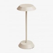Lâmpada De Mesa Led Sem Fios Em Ferro Oravella Tapioca Bege - Sklum