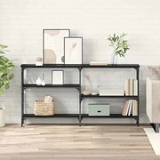 vidaXL Aparador Carvalho Preto 150 x 29 x 76,5 cm Madeira processada