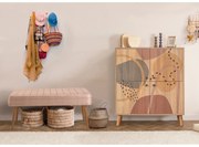 Conjunto de Mobiliário de Entrada Multilux – Sonomo Stone – Sapateira: