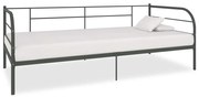 Estrutura sofá-cama 90x200 cm metal cinzento