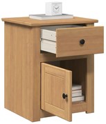 vidaXL Mesa de cabeceira Panama 46x40x57 cm madeira de pinho maciça