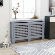 vidaXL Cobertura de radiador 152x19x81,5 cm MDF antracite