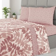 Lençóis flanela para inverno - Jogo de lençóis em flanela nacional cor rosa: cama 180cm - 1 lençol superior 260 x 280 cm + 1 lençol capa ajustável 180 x 200 + 28 cm + 2 fronha almofada 50x70 cm