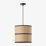 Candeeiro De Teto Olinda Preto & Preto Ø30 Cm - ↑30 Cm Olinda - Sklum