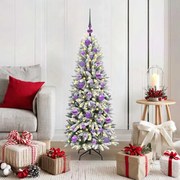 vidaXL Árvore de Natal Artificial com 150 LEDs Branco 120 cm