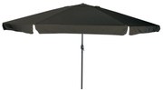 Parasol de Jardim vidaXL ø395x245 cm Preto