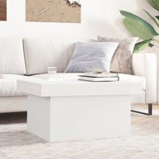 vidaXL Mesa de centro 80x55x40 cm derivados de madeira branco