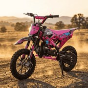 MINI MOTO PARA CRIANÇAS MiniCross Roan RXF 49cc 4.5CV Rosa