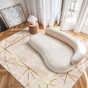 Tapete Els – 180x280 cm – Multicolor com Impressão 3D e Base Antiderra