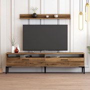 Unidade de TV Istanbul – Nogueira – 180x47x35 cm