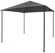 Gazebo 3x3 m 180 g/m² tecido e aço antracite