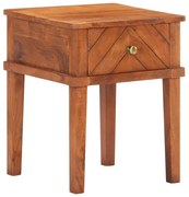 vidaXL Mesa de cabeceira 40x40x50 cm madeira de acácia maciça