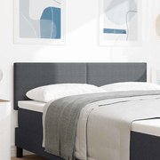 Cabeceira LED vidaXL Design Simples Cinza Escuro 80 cm Tecido de Veludo