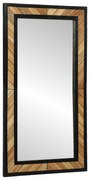vidaXL Espelho 90x2x50 cm Madeira Sólida de Acácia