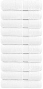 Toalhas de banho premium SOLUND 10pcs 100x150cm 600 gsm branco