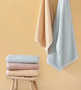 Jogo de toalhas de banho 3 peças 100% algodão 500gr./m2 -  Glow Lasa Home: Azul