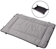 vidaXL Cama para cão 65 x 80 cm cinzento