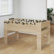 vidaXL Mesa de Futebol Carvalho Sonoma 146,5 x 74 x 85 cm