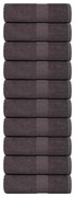 Panos 10 pcs 15x21 cm 360 gsm 100% algodão antracite