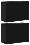 vidaXL Capas de jardim para barbecue a gás 2 pcs 6 ilhós 180x80x125 cm