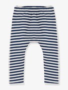 Agora -30%: Calças às riscas para bebé - Petit Bateau azul