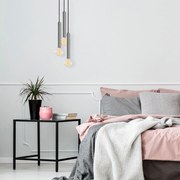 Chandelier Tempo – Prateado – 22 x 22 cm