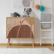 Cômoda City Trio – Multicolor – 80 cm x 89 cm x 40 cm