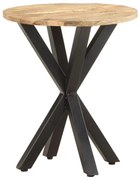 vidaXL Mesa de apoio 48x48x56 cm madeira de mangueira maciça