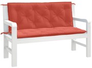 vidaXL Almofadões banco jardim 2pcs 120x50x7 cm mesclado tecido