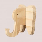 Cabide De Parede Em Madeira Pypa Kids Elefante - Sklum