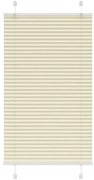 Creme Plissada Cega 80x100 cm Largura Tecido 79,4 cm Poliéster