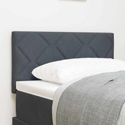 Cabeceira vidaXL Design Blocos de Diamante Cinza Escuro 80 cm Veludo
