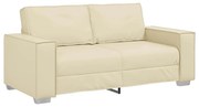 vidaXL Sofá Creme 180 x 80 x 84 cm tecido