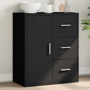 vidaXL Aparador 60x31x70 cm derivados de madeira preto