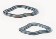 Bases para copos artesanal Nordic Sea, conjunto de 2