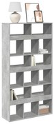 vidaXL Estante 100x33x187,5 cm derivados de madeira cinzento cimento