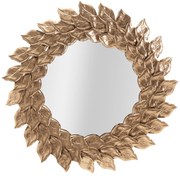 ESPELHO DE PAREDE GLAM PETAL COBRE Ø 73X5 CM