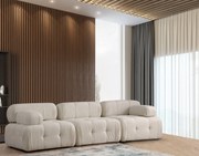 Sofá de 3 Lugares Doblo – Creme – 300cm x 100cm x 80cm