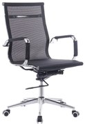 Cadeira de Escritório IGOR – Giratória com Rede Preta – Altura Reguláv