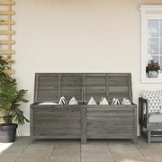 vidaXL Caixa arrumação p/ jardim 150x50x56,5 cm abeto maciço antracite
