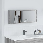 vidaXL Espelho de Casa de Banho com Luz LED Cinza Sonoma 90x8,5x37 cm